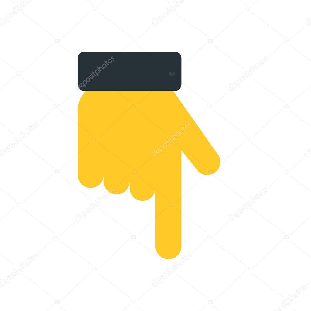 backhand pointer icon