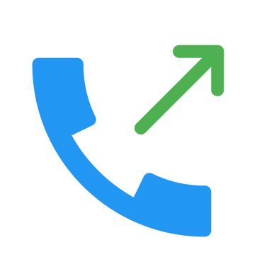 yapılan arama simgesi