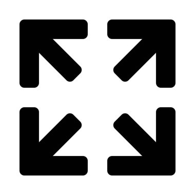 tam ekran ok simgesini