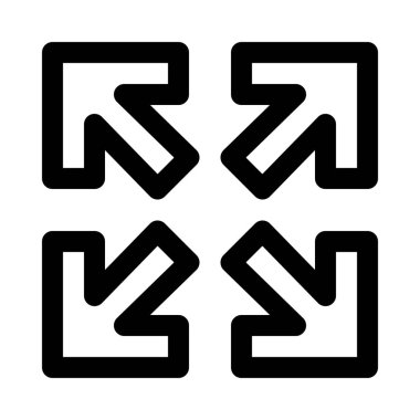 tam ekran ok simgesini