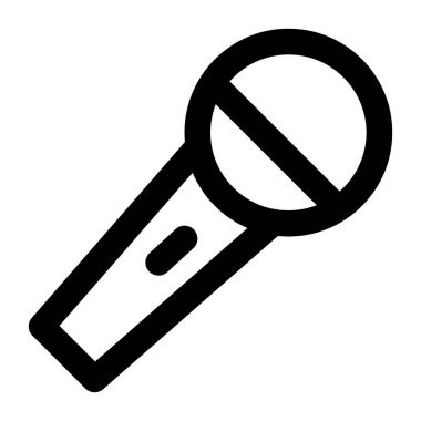 Müzik mikrofon simgesi