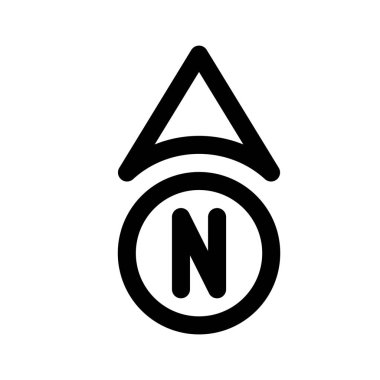 Kuzey yönü simgesi 