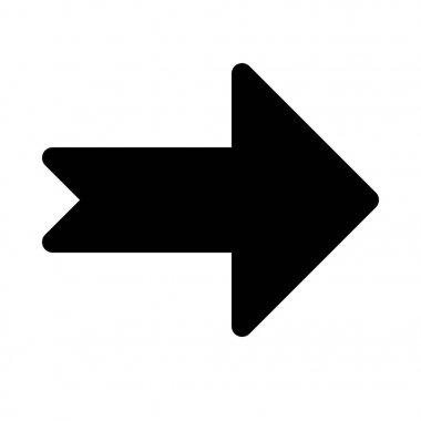 Çentikli ok simgesi