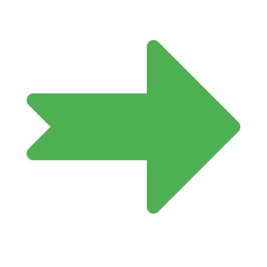 Çentikli ok simgesi