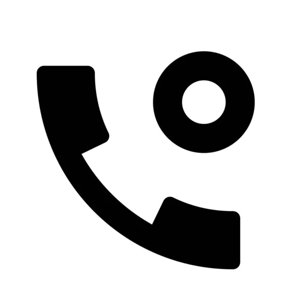 Icono de registro de llamada — Vector de stock