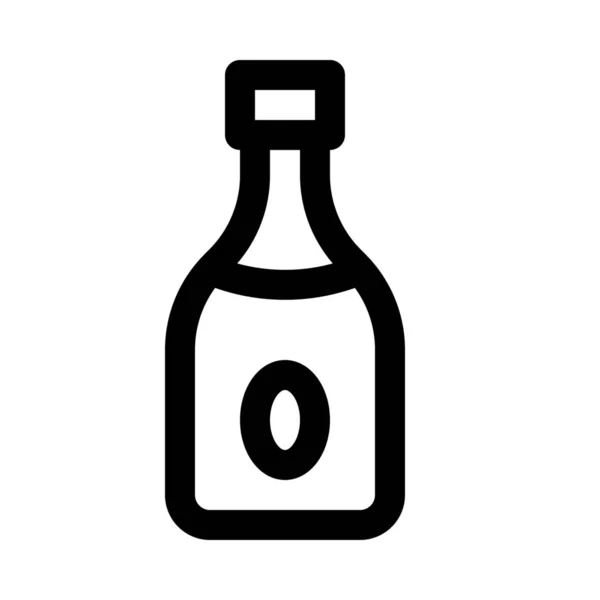 Champagne drinken pictogram — Stockvector