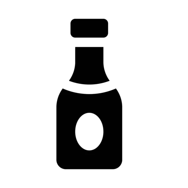 Champán bebida icono — Vector de stock