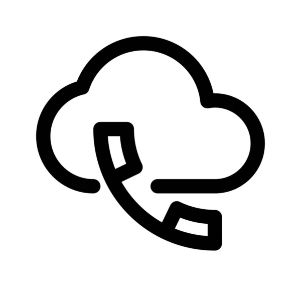 Cloud call icon — Stock Vector
