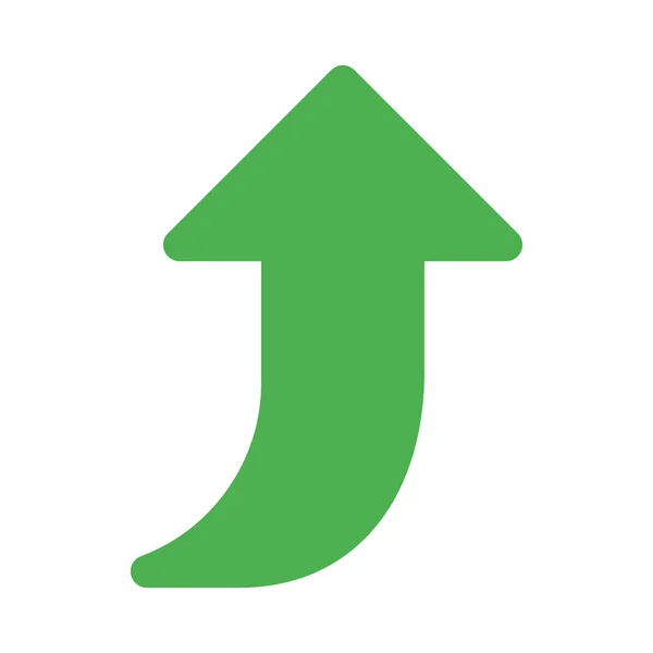 Icono de flecha curva — Archivo Imágenes Vectoriales