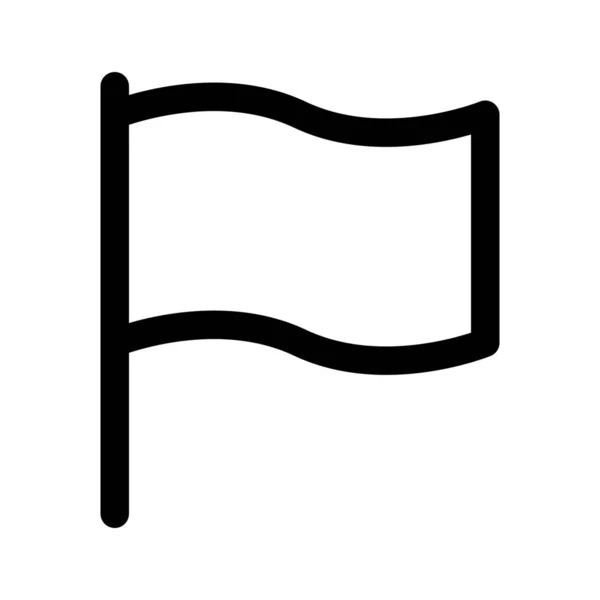 Symbol für Kontrollpunkt-Flagge — Stockvektor
