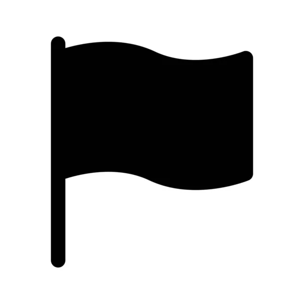 Symbol für Kontrollpunkt-Flagge — Stockvektor