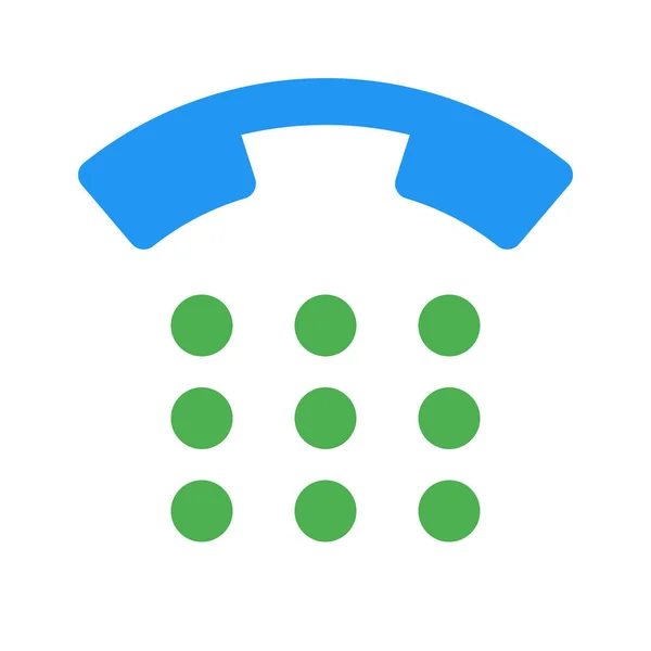 Εικονίδιο web dialpad — Διανυσματικό Αρχείο