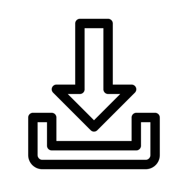 Symbol herunterladen und speichern — Stockvektor