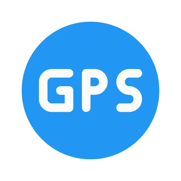 GPS-emblem ikonen — Stock vektor