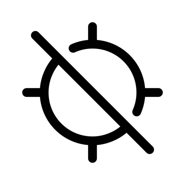 Locatie verwijderen pictogram — Stockvector