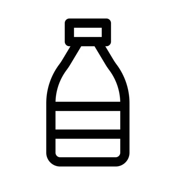 Botella de agua mineral — Vector de stock