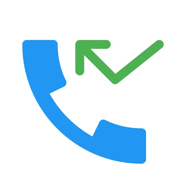 Missed call icon — Stock Vector