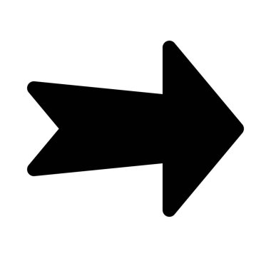 Çentikli ok simgesi