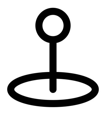 Sabitlenmiş konumu simgesi