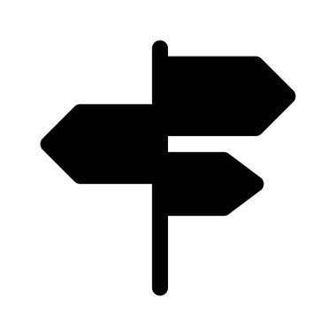 Yol yön işareti altı