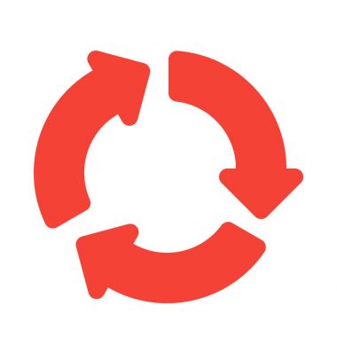 Dolambaçlı ok simgesi