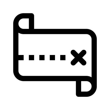 seyahat harita simgesi