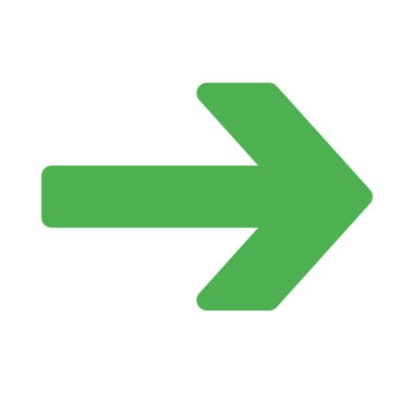 geniş baş ok simgesi