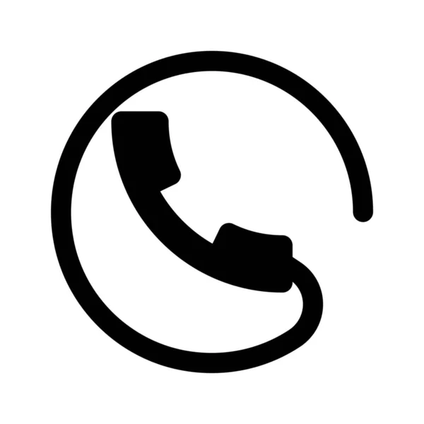 Telefoongesprek pictogram — Stockvector