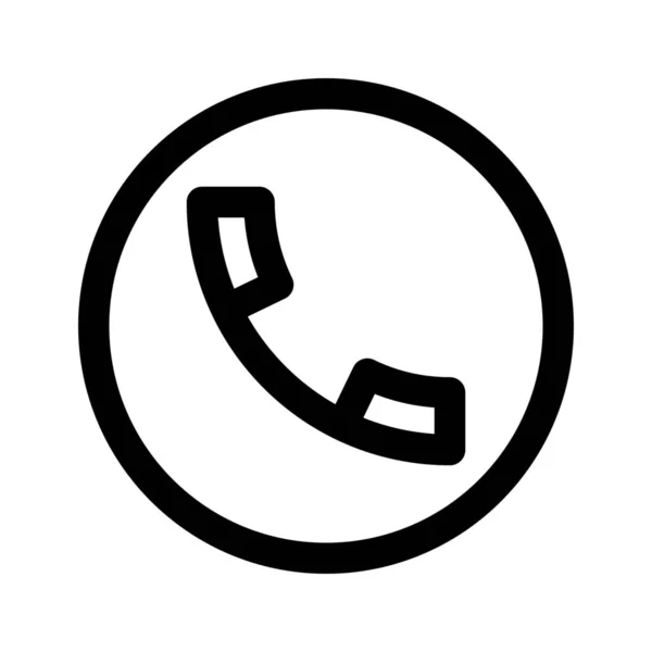 Ontvanger telefoonpictogram — Stockvector