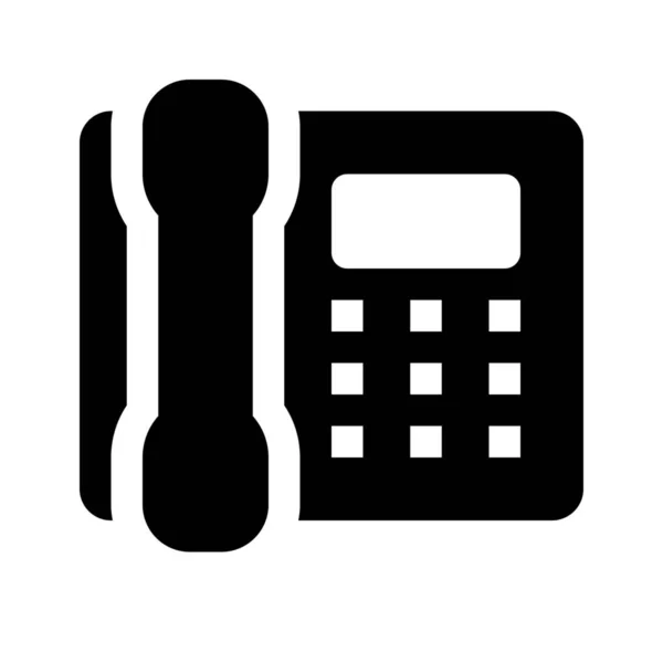 Oude telefoonpictogram — Stockvector