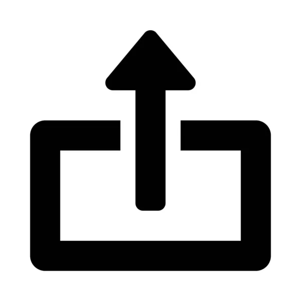Upload arrow icon — Stock Vector