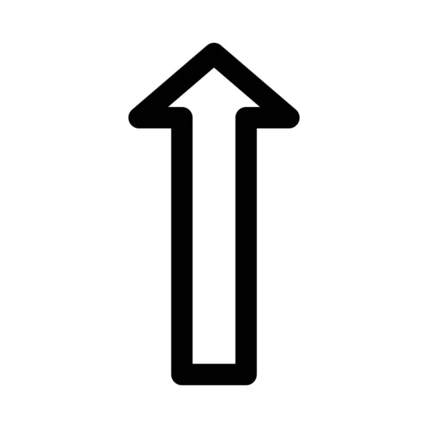Ikona Šipka nahoru — Stockový vektor