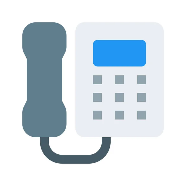 Duvar telefon simgesi — Stok Vektör