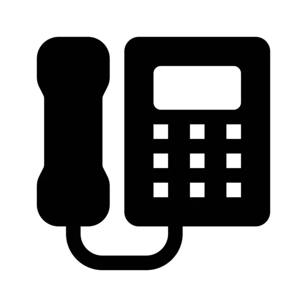 Ícone de telefone de parede —  Vetores de Stock