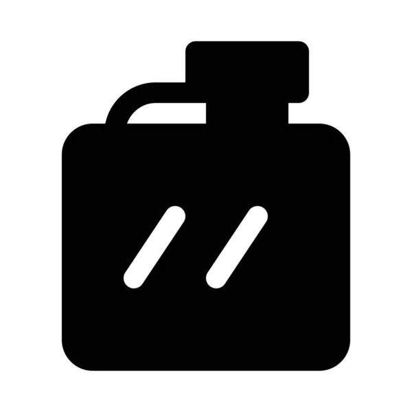 Whisky pocket bottle icon — Stock Vector