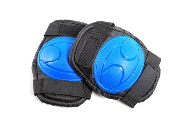 Knee pads and elbow pads isolated on white background — Stock Photo, Image