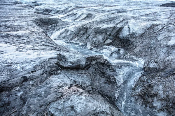 Ισλανδικό παγετώνα με κάταγμα — Φωτογραφία Αρχείου