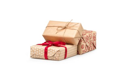 Noel hediye kutuları bileşimi
