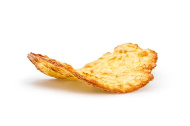 Badem çerez üzerinde beyaz izole. Studio fotoğraf