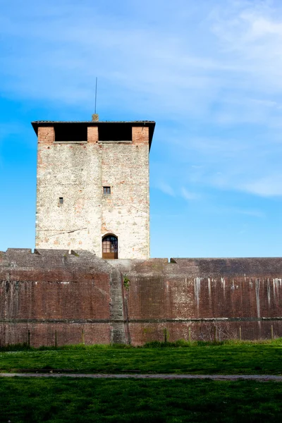 Old grey tower Royalty Free Stock Photos