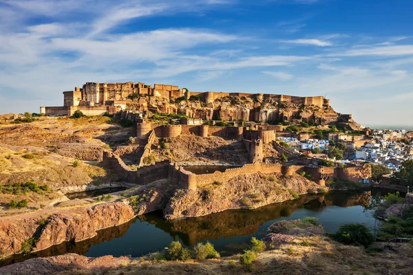 Mehrangarh Fort, Jodhpur, Rajasthan, Índia — Fotografia de Stock