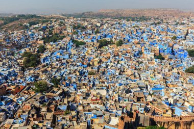 Jodhpur Mavi Şehir, Rajasthan, Hindistan