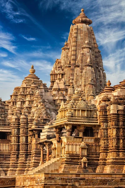 Famosos templos de Khajuraho, India — Foto de Stock