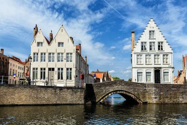 Casas de Brujas Brujas, Bélgica — Foto de Stock