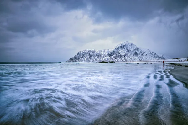 Costa del mare norvegese — Foto Stock