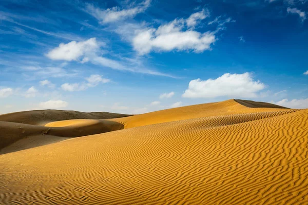 Dünen der Thar-Wüste, Rajasthan, Indien — Stockfoto