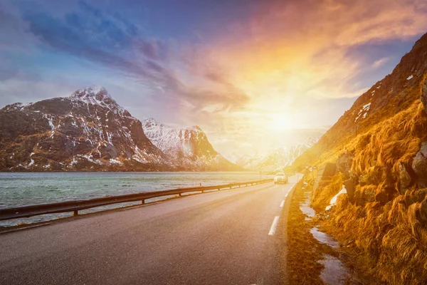 Strada in Norvegia — Foto Stock