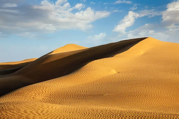 Sanddynerna i thar öknen, rajasthan, Indien — Stockfoto