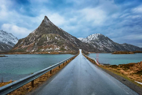 Estrada na Noruega — Fotografia de Stock