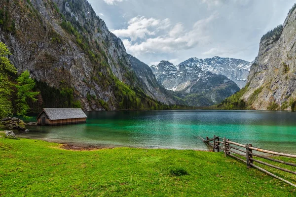 Obersee lake. Bavaria, Germany — Stock Photo, Image